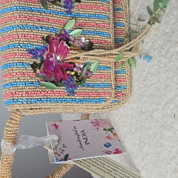 NWT Handcrafted Indian Shoulder Bag - Picture 3 of 6